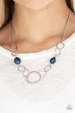 A366 - Lead Role Blue Necklace by Paparazzi Accessories on Fancy5Fashion.com