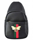 Fashion Queen Bee Sling Backpack  BLACK by Fancy5Fashion on Fancy5Fashion.com
