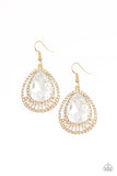 D200 - All Rise for Her Majesty Earrings by Paparazzi Accessories on Fancy5Fashion.com