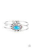 B228 - Serene Succulent Blue Bracelets by Paparazzi Accessories on Fancy5Fashion.com