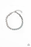 B246 - Out Like A SOCIALITE Silver Bracelet by Paparazzi Accessories on Fancy5Fashion.com