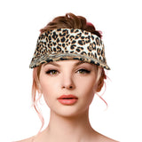 Leopard Visor Hat