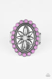 C136 - Garden Paradise - Purple Ring by Paparazzi Accessories on Fancy5Fashion.com