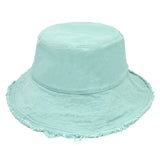 Turquoise Wired Brim Bucket Hat