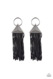 D179 - Oh My Giza Black Earrings by Paparazzi Accessories on Fancy5Fashion.com