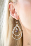 D255 - REIGN On My Parade Blue Earrings by Paparazzi Accessories on Fancy5Fashion.com