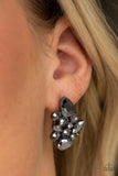 D327 - Galaxy Glimmer Black Earrings by Paparazzi Accessories on Fancy5Fashion.com