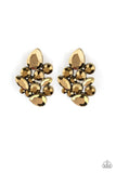 D327 - Galaxy Glimmer Black Earrings by Paparazzi Accessories on Fancy5Fashion.com