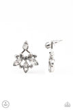 D76 - Crystal Constellations Silver Earrings by Paparazzi Accessories on Fancy5Fashion.com