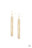 D29 - Starlit Tassels Gold Earring by Fancy5Fashion on Fancy5Fashion.com