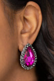 D37 - Dare To Shine Pink Earrings by Fancy5Fashion on Fancy5Fashion.com