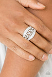 C88 - Royal Treasury White Ring by Fancy5Fashion on Fancy5Fashion.com