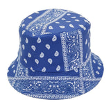 Blue Bandana Reversible Bucket Hat