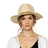 Ivory Chain Band Panama Hat