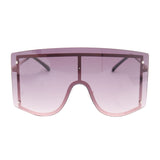 Sleek Noir Shield Sunglasses at Fancy5Fashion.com