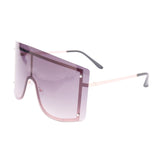 Sleek Noir Shield Sunglasses at Fancy5Fashion.com