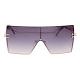 Charcoal Hue Visor Sunglasses at fancy5fashion.com