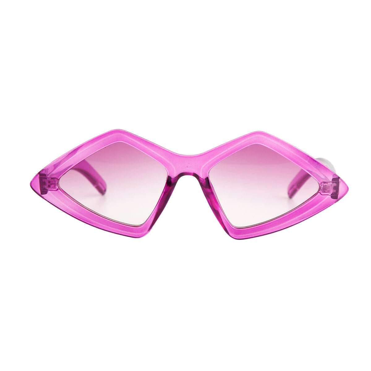 Purple Pointed Frame Sunglasses