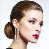 Pearl Tide Hoop Earrings