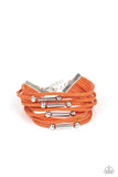 B109 - Back To BACKPACKER, Paparazzi Black Urban Bracelet by Paparazzi Accessories on Fancy5Fashion.com