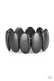 B145 - Dramatically Nomadic Black Bracelet by Paparazzi Accessories on Fancy5Fashion.com