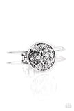 B155 - Mandala Majesty Silver Bracelet by Paparazzi Accessories on Fancy5Fashion.com