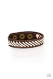 B172 - Watch Your BACKPACKER Brown Bracelet by Paparazzi Accessories on Fancy5Fashion.com
