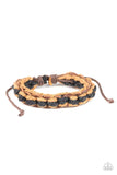 B18 - WEAVE It to Me Brown Bracelet by Paparazzi Accessories on Fancy5Fashion.com