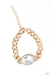 B191 - Luxury Lush - Gold Bracelet by Paparazzi Accessories on Fancy5Fashion.com