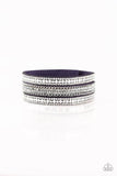 B29 - Fashion Fanatic Blue Urban Bracelet by Paparazzi Accessories on Fancy5Fashion.com