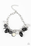 B43 - Love Doves Black Bracelet by Paparazzi Accessories on Fancy5Fashion.com