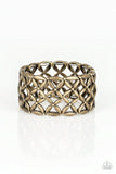 B45 - The Big Bloom Silver Bracelet by Paparazzi Accessories on Fancy5Fashion.com