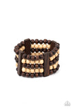 B84 -  Caribbean Catwalk, Paparazzi Brown Necklace by Paparazzi Accessories on Fancy5Fashion.com
