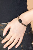B161 - On the Homefront Black Bracelet by Paparazzi Accessories on Fancy5Fashion.com