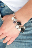 B43 - Love Doves Black Bracelet by Paparazzi Accessories on Fancy5Fashion.com