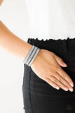 B29 - Fashion Fanatic Blue Urban Bracelet by Paparazzi Accessories on Fancy5Fashion.com