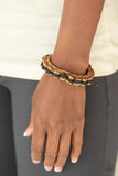 B18 - WEAVE It to Me Brown Bracelet by Paparazzi Accessories on Fancy5Fashion.com