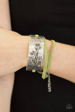 B88 - Branching out Green Bracelet by Paparazzi Accessories on Fancy5Fashion.com