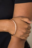 B184 - Awesomely Asymmetrical Rose Gold Bracelet by Paparazzi Accessories on Fancy5Fashion.com