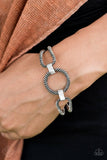 B24 - Desert Cat Silver Bracelet by Paparazzi Accessories on Fancy5Fashion.com
