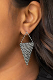 D116 - Have A Bite Silver Earrings by Paparazzi Accessories on Fancy5Fashion.com