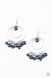 D127 - New York Attraction Blue Earrings - Fancy5Fashion by Paparazzi Accessories on Fancy5Fashion.com