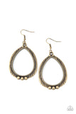 D199 - Terra Topography Earrings by Paparazzi Accessories on Fancy5Fashion.com