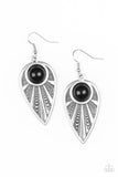 D2 - Take a Walkabout Black Earrings by Paparazzi Accessories on Fancy5Fashion.com