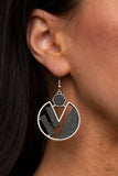 D223 - Petrified Posh Earring by Paparazzi Accessories on Fancy5Fashion.com