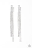 D233 - Radio Waves Brass Earrings by Paparazzi Accessories on Fancy5Fashion.com
