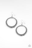 D245 - Mayan Mantra Silver Earring by Paparazzi Accessories on Fancy5Fashion.com