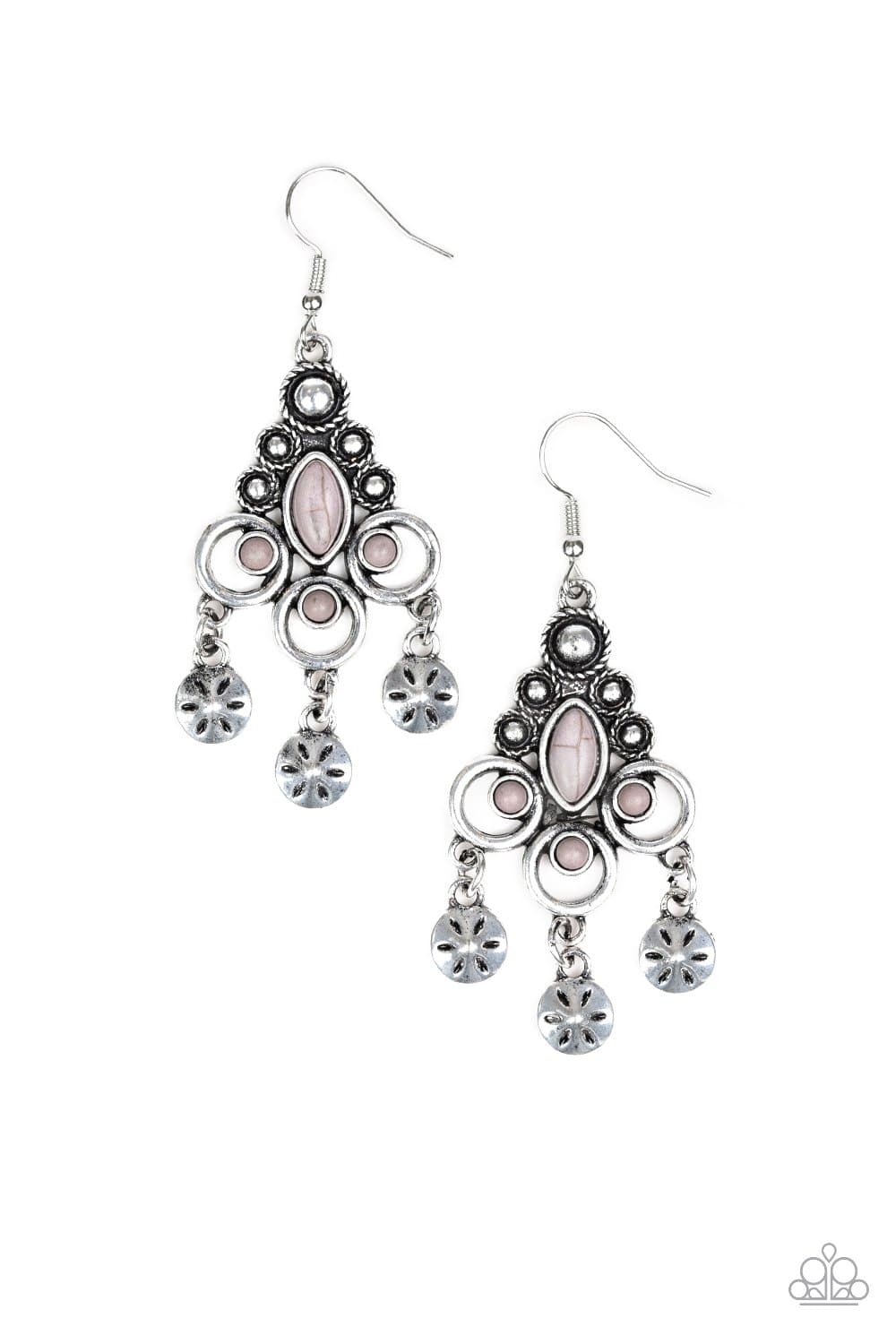 D252 - Southern Expressions, Paparazzi Silver Earrings by Paparazzi Accessories on Fancy5Fashion.com