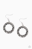 D306 - Global Glow Silver Earring by Paparazzi Accessories on Fancy5Fashion.com