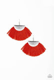D31 - Fox Trap Fringe Gold Earrings by Paparazzi Accessories on Fancy5Fashion.com